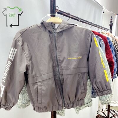 Wholesale Second Hand Children's Jacket Casual Fashion Warm Mixed Clothing Used Clothes Bales Polyester/Cotton High Quality Used Brand Clothes
