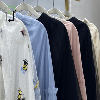 Preloved Grade A Long Winter Silk Gauze Dress Comfortable Second Hand Skirts