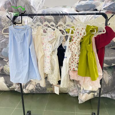 2nd Hand Women's Tank Top Clothing Mixed Styles Polyester Cotton Material Used Garments