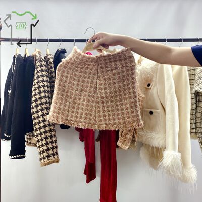 Grade A Used Ladies Clothing Warm Fashion Casual Elegant Winter Clothes Set