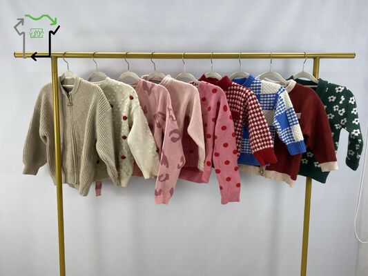 Comfortable Second Hand Winter Sweater Warm Fashion Mixed Size For Children