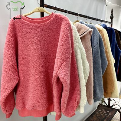 Boutique 2nd Hand Hoodies Warm Oversized Long Sleeve Lady Mixed Style Origin Bales（1）