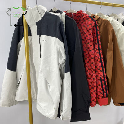 Second Hand Interchange Jacket Mixed Bales Windproof Nylon Mountaineering Clothes