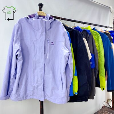 Waterproof Outdoor Used Brand Clothes Mixed Size Second Hand Jackets For Mountaineering