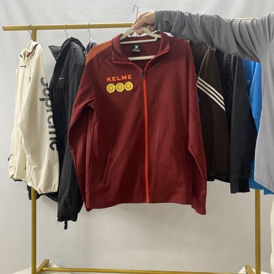 Mens Womens Second Hand Branded Jackets Windbreaker Jacket Used Luxury Clothes in Bales