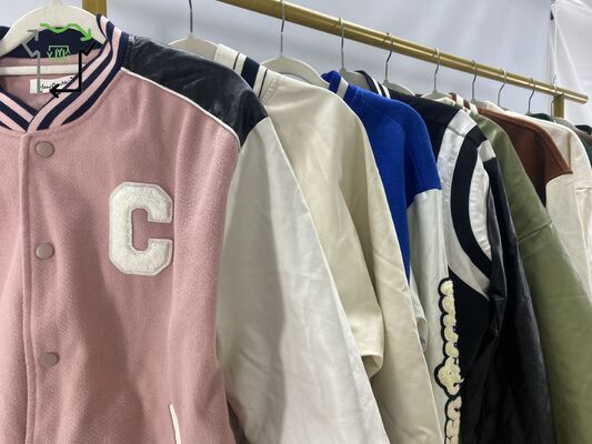 Wholesale High Quality Second Hand Baseball Uniform Coat Classics Fashion Winter Used Clothes Body Hugging Baseball Jersey