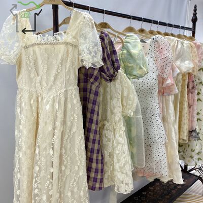 Wholesale Used Fashionable Dresses for Ladies Mixed Style Second Hand Bales From China High Quality Polyester/Cotton