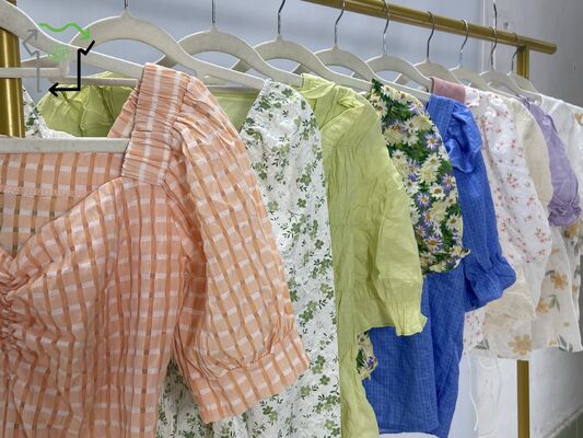 Used Other Polyester/Cotton Tops Wholesale Lot Mixed Styles Sizes Good Grade Blouse Clothes YIJIAYI High Quality Show Weight