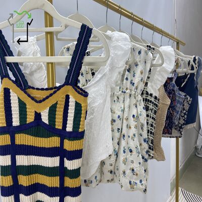 Factory Direct YIJIAYI Women's Casual Summer Used Fashion Second Hand Camisole Top Slim Fit Polyester/Cotton High Quality