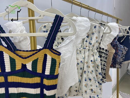 Factory Direct YIJIAYI Women's Casual Summer Used Fashion Second Hand Camisole Top Slim Fit Polyester/Cotton High Quality