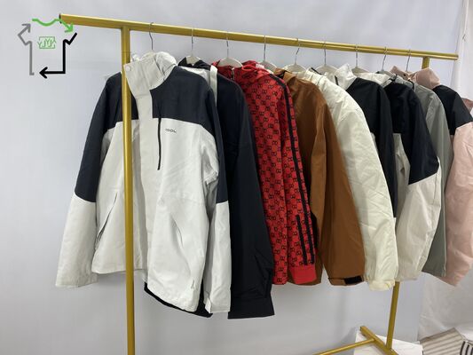 Wholesale Secondhand Interchange Jacket Mixed Bales Waterproof Windproof High Quality Clean 95-100% Mixed Colors Used Clothes