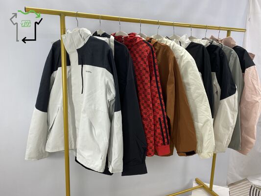 Wholesale Secondhand Interchange Jacket Mixed Bales Waterproof Windproof High Quality Clean 95-100% Mixed Colors Used Clothes