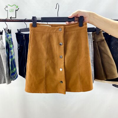 Second Hand Thin Versatile Maxi Step Hip Short Skirts for Women Clean Condition