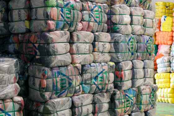 Vintage European Used Short Sleeve American Style Women's Knitted Sweaters Mixed Colors