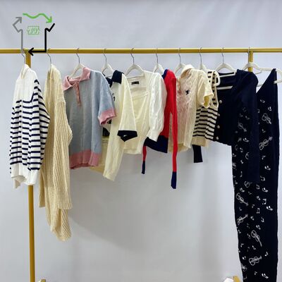 Spring Women's Fashion Inventory Items Second Hand Knitted Vest Bulk Sale