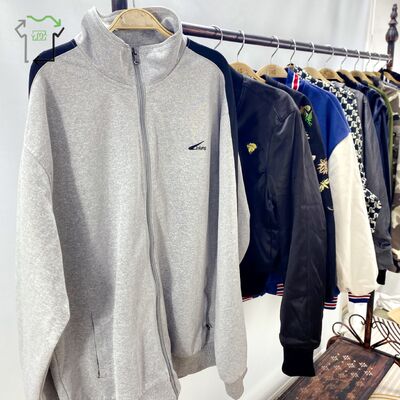 Women's Used Parka Jacket Pattern Embroidery Casual Outdoor Hoodless Second Hand