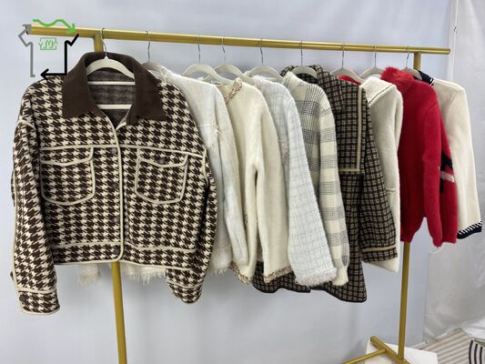 Comfortable Second Hand Overcoat Warm Fashion Used Clothes Bales Autumn Winter