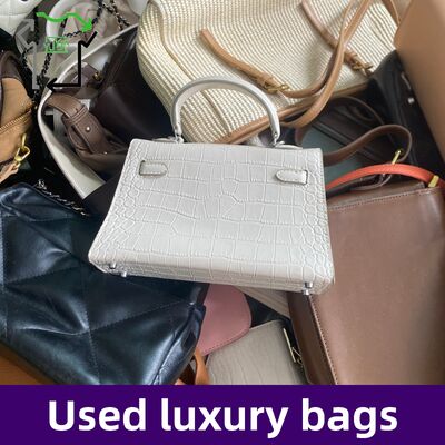 Philippines Leather Used Brand Bags Shoulder Strap Handbag for Men Women