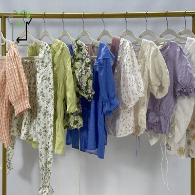 Used Other Polyester/Cotton Tops Wholesale Lot Mixed Styles Sizes Good Grade Blouse Clothes YIJIAYI High Quality Show Weight
