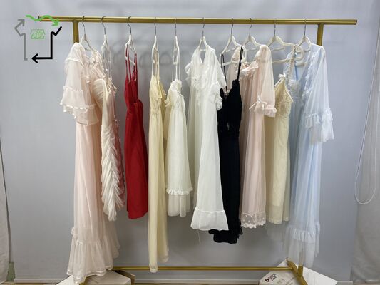 High Quality Wholesale Sexy Casual Comfort Used Polyester/Cotton Pajamas Second Hand Clothes Aesthetically Pleasing Clean