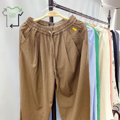 High Quality Casual Fashion Mixed Style Second-hand Women's Wide Leg Pants Polyester/Cotton YIJIAYI Brand Grade Factory Outlet