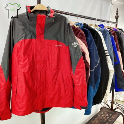 Wholesale Second-hand Climbing Jacket Used Clothes High Quality Premium YIJIAYI Brand Polyester/Cotton Material Clean 95-100%