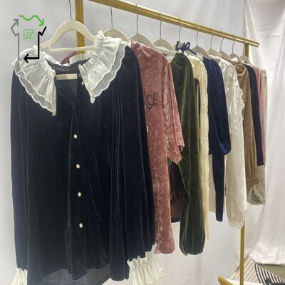 Wholesaler YIJIAYI Long/short Sleeve Dress Used Velvet Polyester/Cotton High Quality Summer for Women/Men Used Clothes Grade a